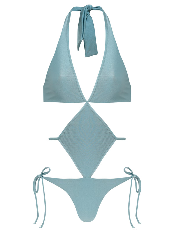 Adriana Degreas Solid Cut-Out Swimsuit
