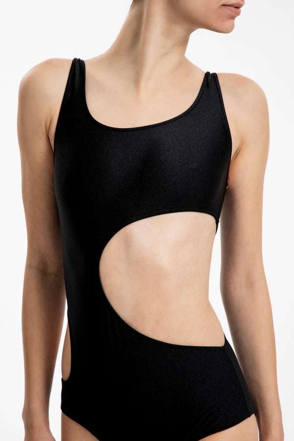 Adriana Degreas Solid Cut-Out Swimsuit