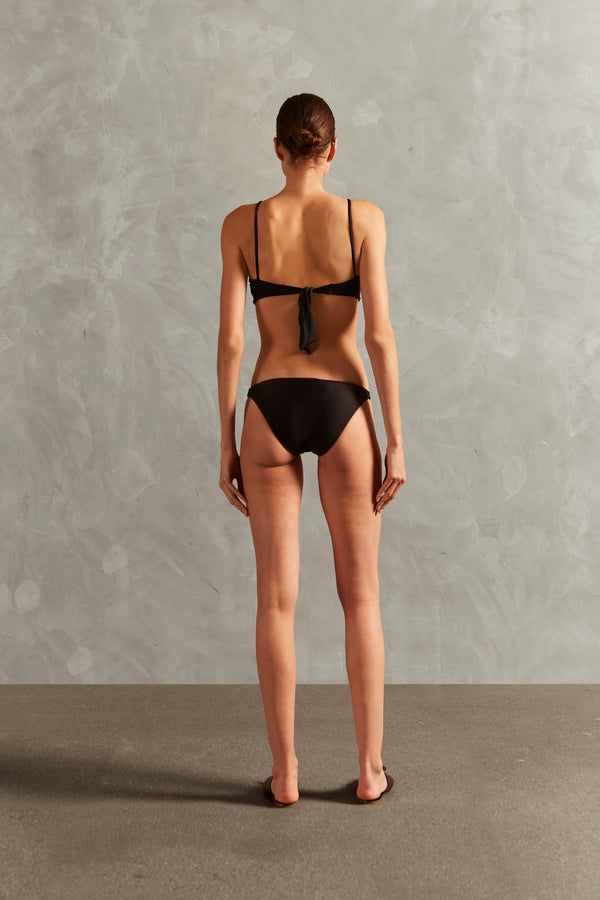 Adriana Degreas Solid Frilled Bikini Top