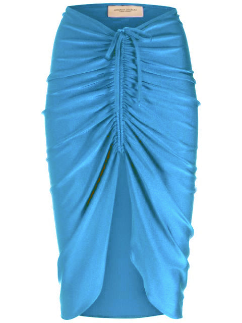 Adriana Degreas Solid Frilled Skirt