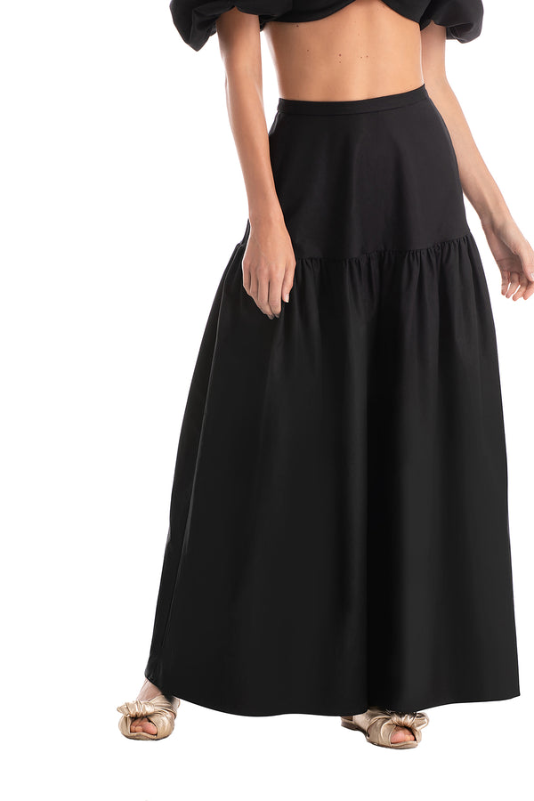 Adriana Degreas Solid Long Skirt