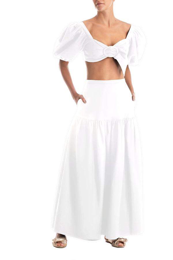 adriana degreas Solid Long Skirt