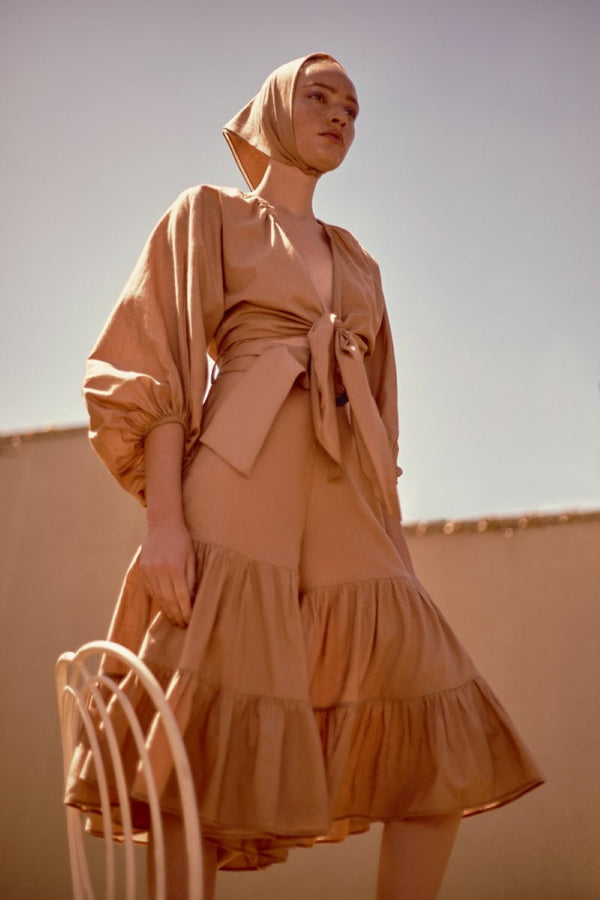 adriana degreas Solid Pantacourt Pants With Hoop