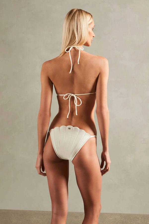 Adriana Degreas Solid Seashell Triangle Bikini