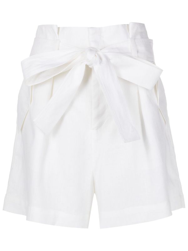 Adriana Degreas Solid Shorts With Sash