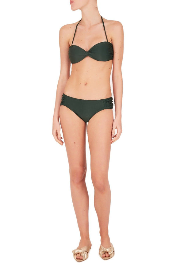 Adriana Degreas Solid Strapless Bikini Bonsai