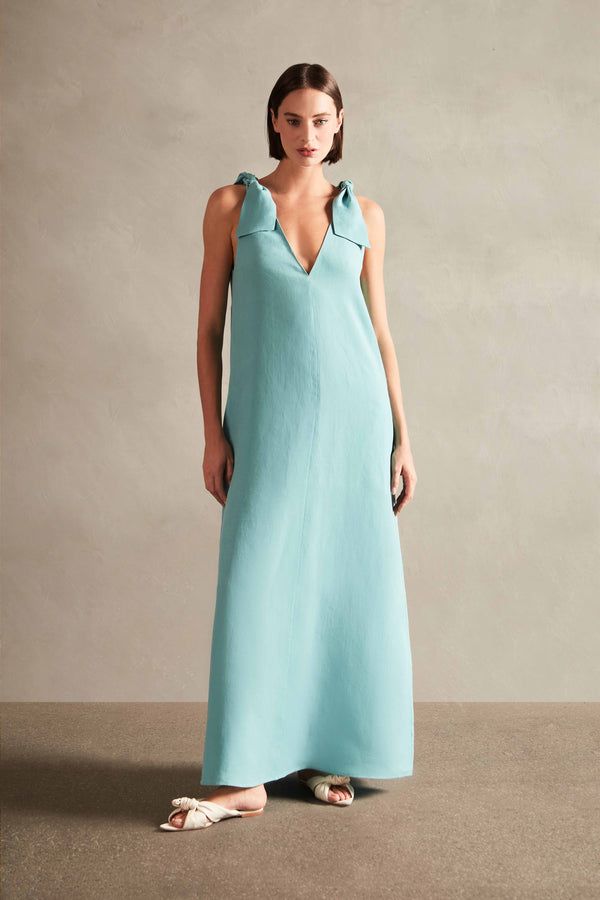 Adriana Degreas Solid Straps Long Dress