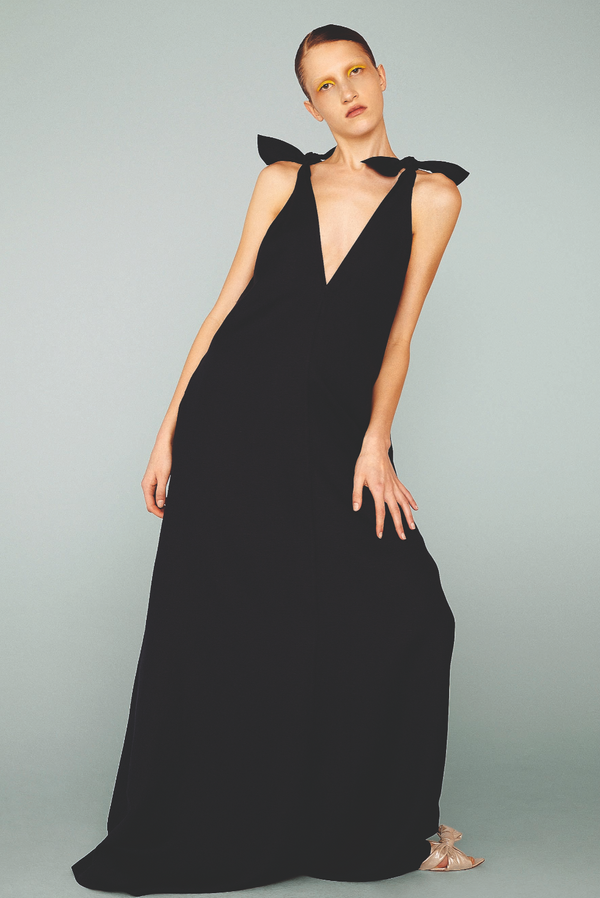 adriana degreas Solid Straps Long Dress