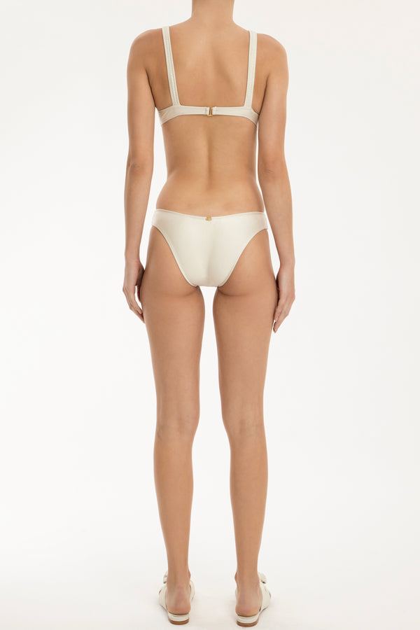 Adriana Degreas Solid Swimsuit With Cut-Outs