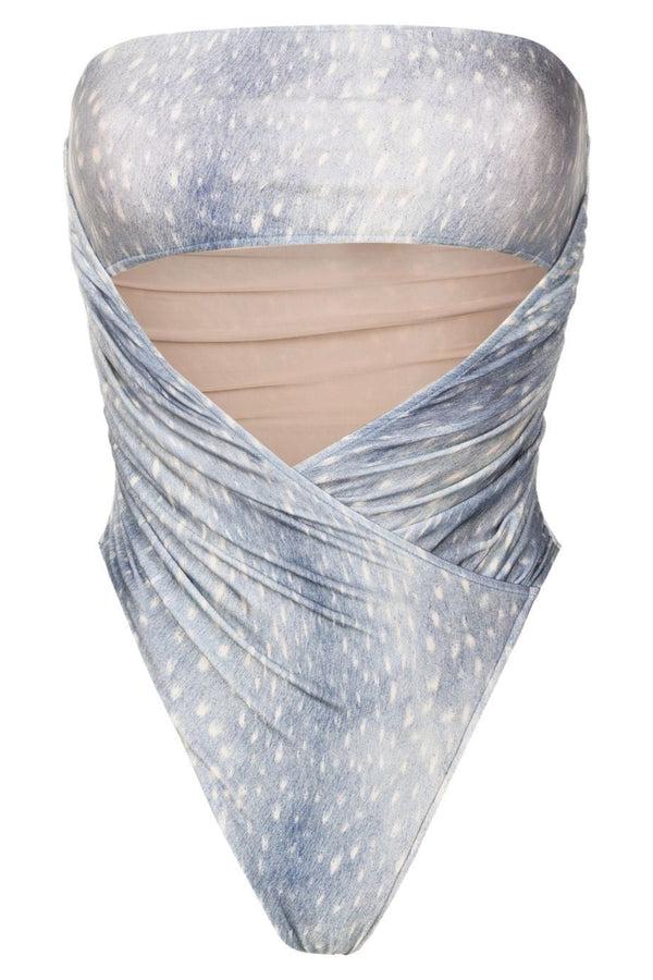 Adriana Degreas Stone Strapless Swimsuit