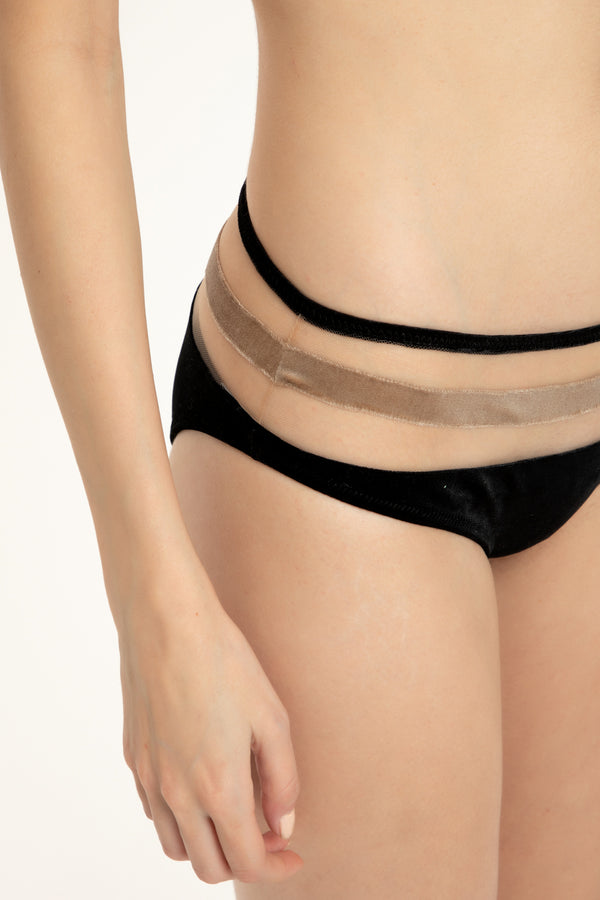 Adriana Degreas Striped Velvet Bikini