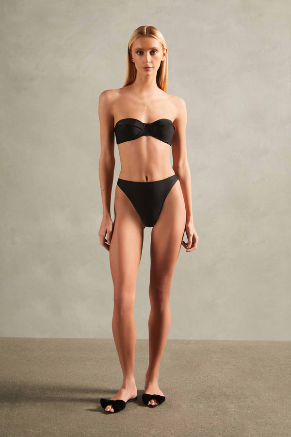 adriana degreas Timeless High-Leg Strapless Bikini