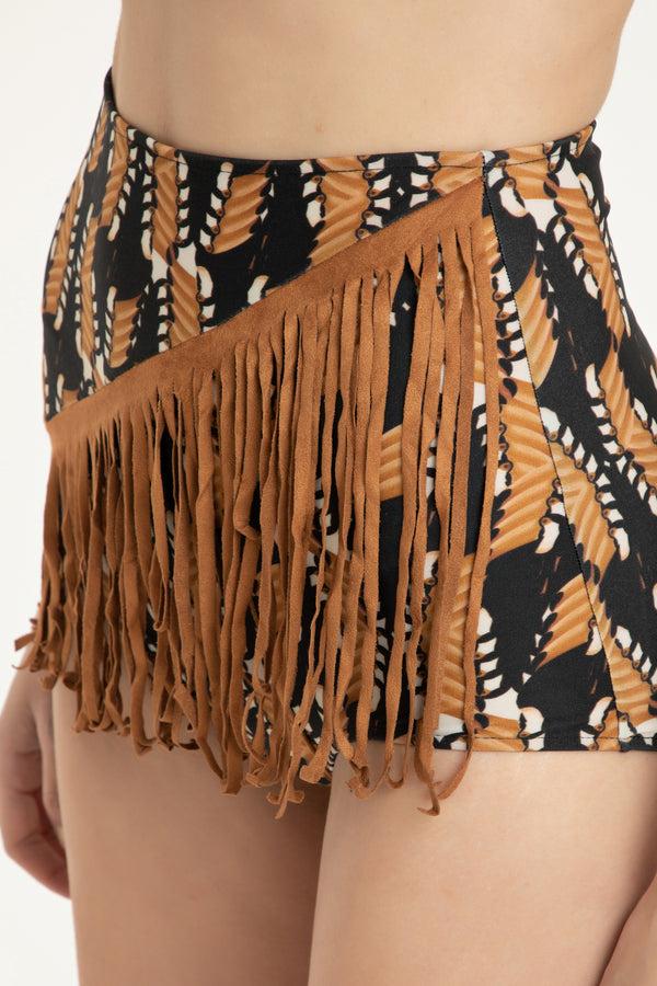 Adriana Degreas Toucan Print Hot Pants