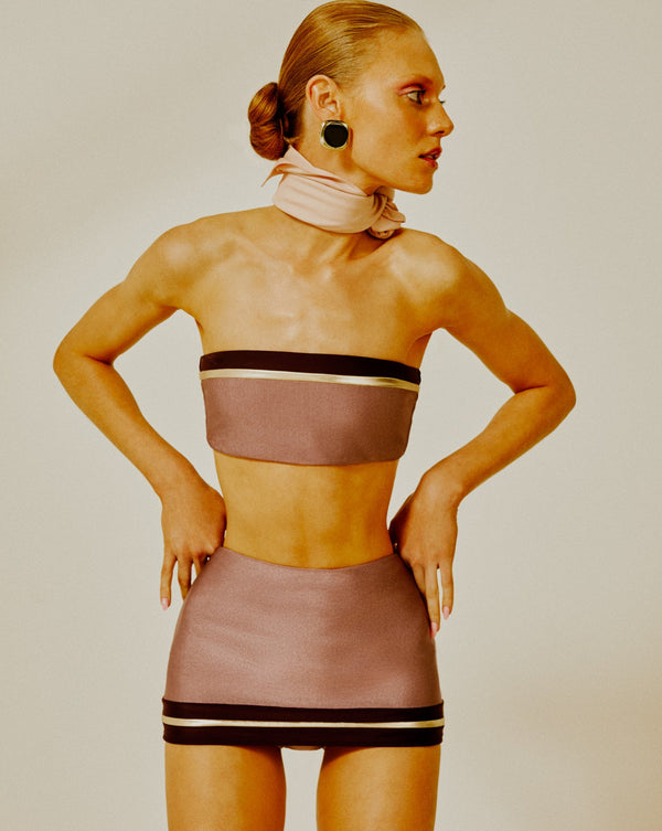 adriana degreas Tricolor Vintage Hot Pants Bikini