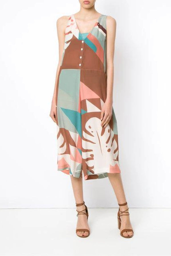adriana degreas Tropiques Midi Jumpsuit