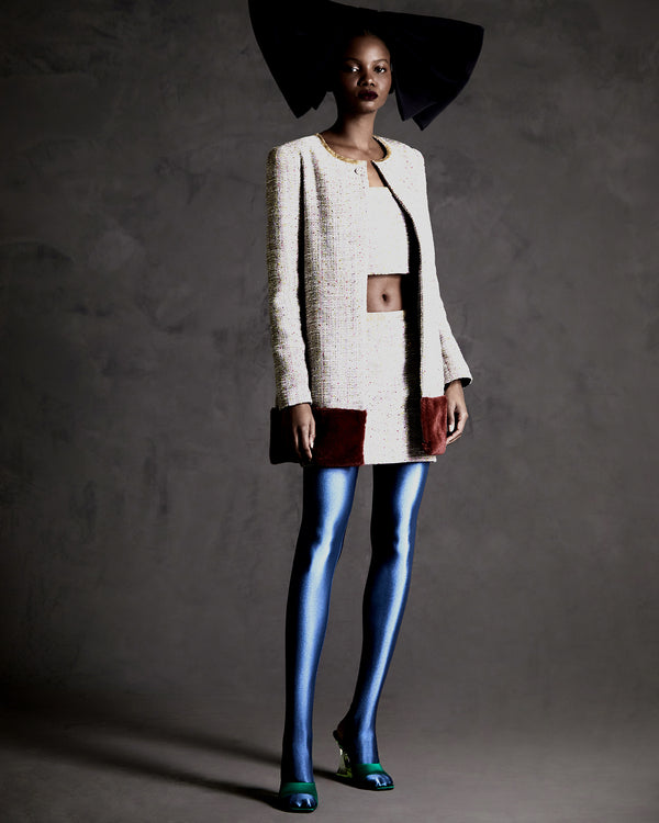 adriana degreas Tweed Coat