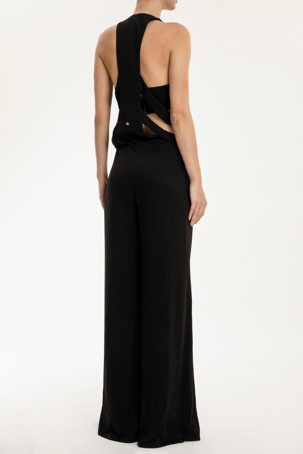 Adriana Degreas Twill Chalis Jumpsuit
