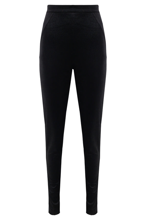 Adriana Degreas Velvet Pois Pants