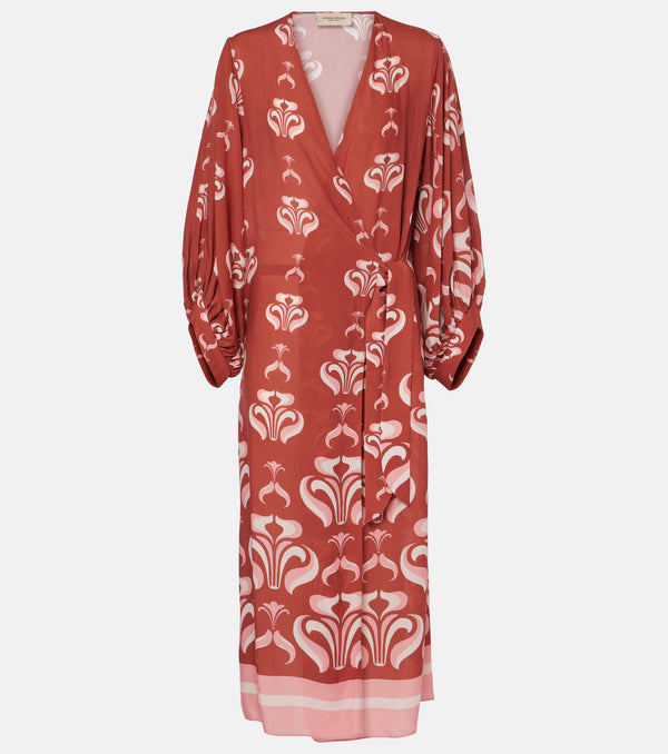 Adriana Degreas Vintage Lily Long Robe