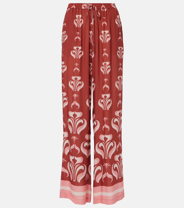 Adriana Degreas Vintage Lily Wide-Leg Pants