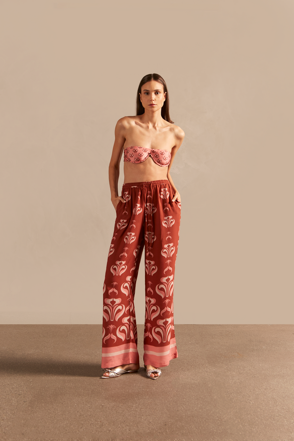 adriana degreas Vintage Lily Wide-Leg Pants