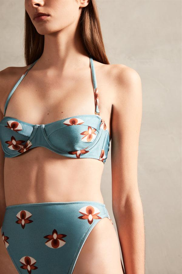 Adriana Degreas Vintage Orchid High-Leg Bikini