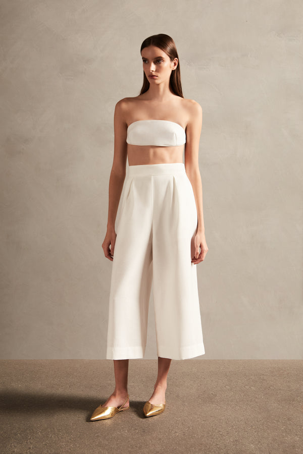 adriana degreas Vintage Orchid Solid Bandeau Top