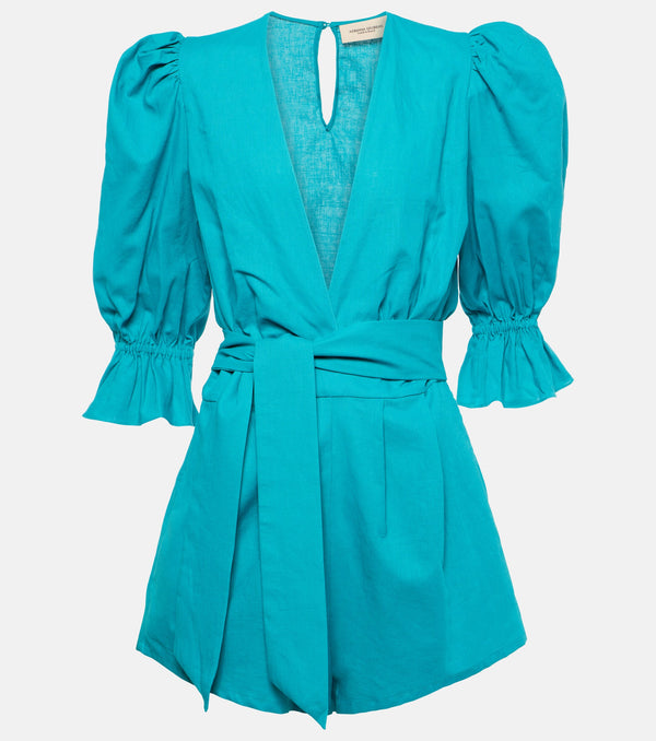 Adriana Degreas Vintage Orchid Solid Playsuit