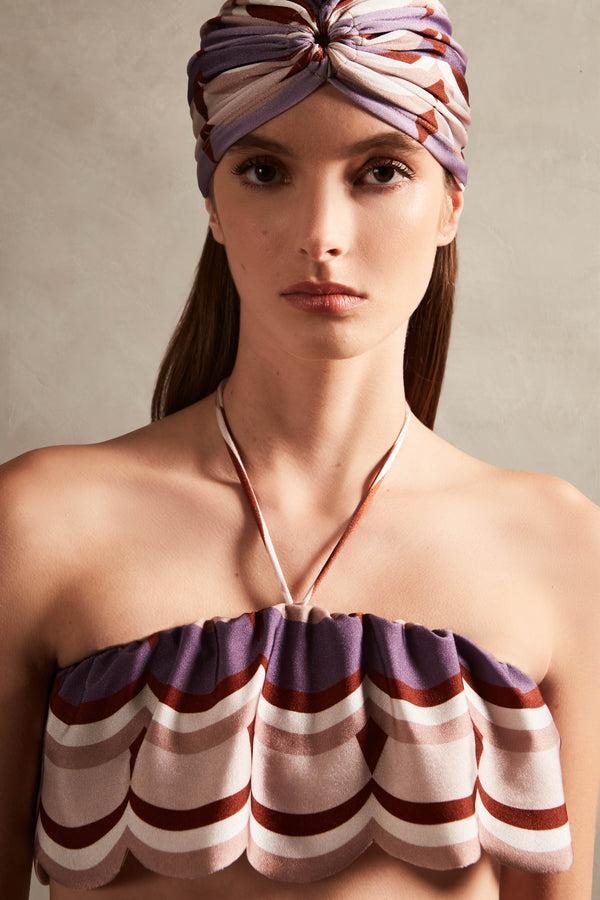 Adriana Degreas Vintage Waves Halterneck Bikini