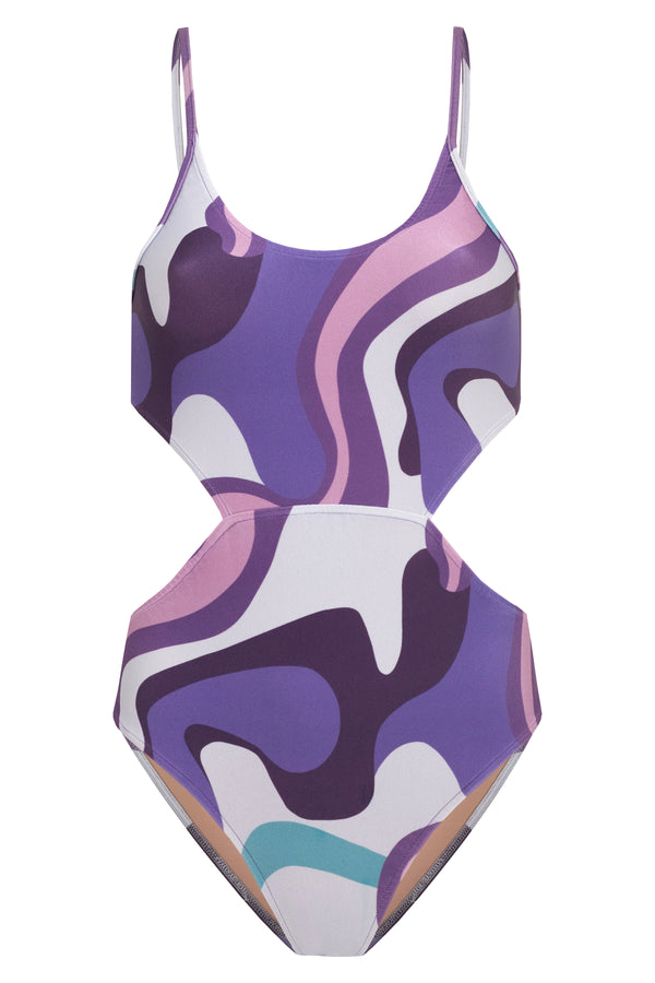 Adriana Degreas Wave Cut-Out Swimsuit