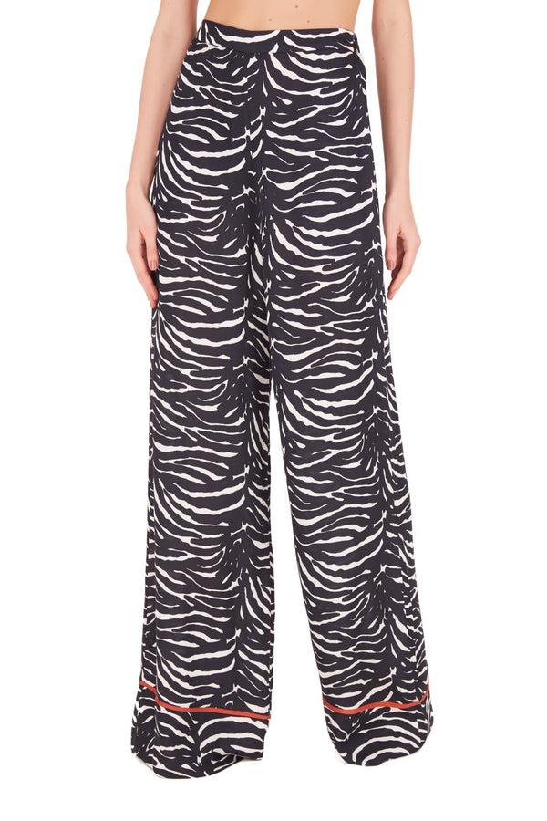 Adriana Degreas Zebra Pajama Pants