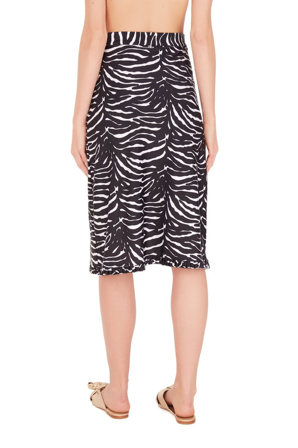 Adriana Degreas Zebra Pareo Skirt