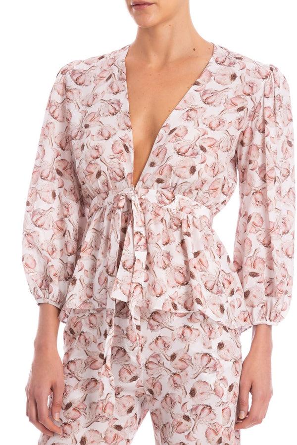 Adriana Degreas Aglio Shirt With Voluminous Sleeves