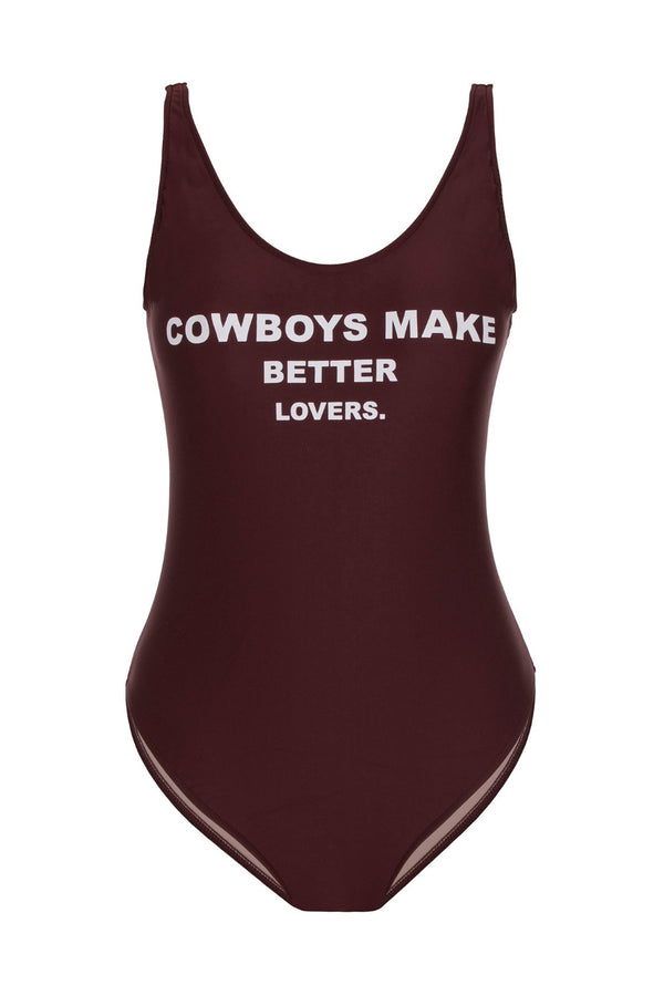 adriana degreas Cowboys Make Better Lovers Swimsuit