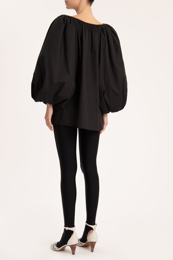 Adriana Degreas Effortless Chic Puff-Sleeved Blouse