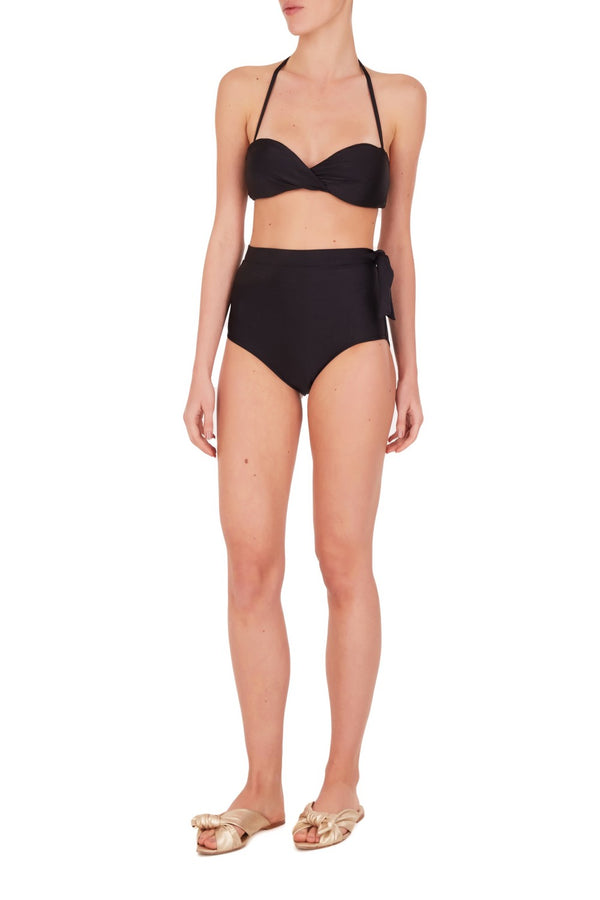 adriana degreas Fruits Exotiques Solid Bandeau Hot Pants Bikini