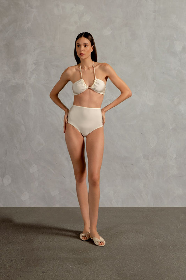 adriana degreas Golden Age Solid High-Waisted Bikini