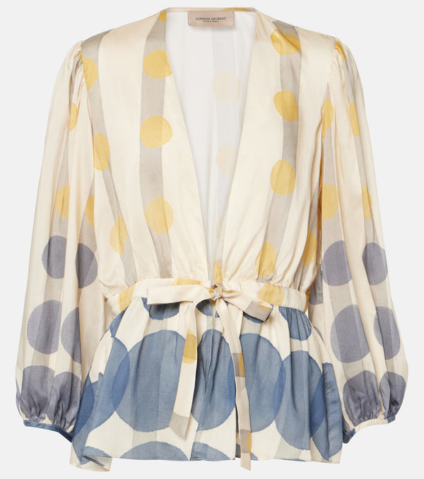 Adriana Degreas Golden Age Voluminous Sleeves Shirt