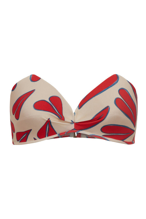 Adriana Degreas Hearts Strapless High-Waisted Bikini