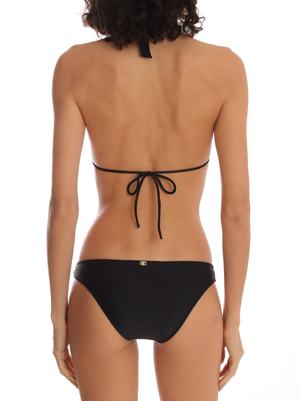 Adriana Degreas Long Triangle Bikini With Elephant Buckle