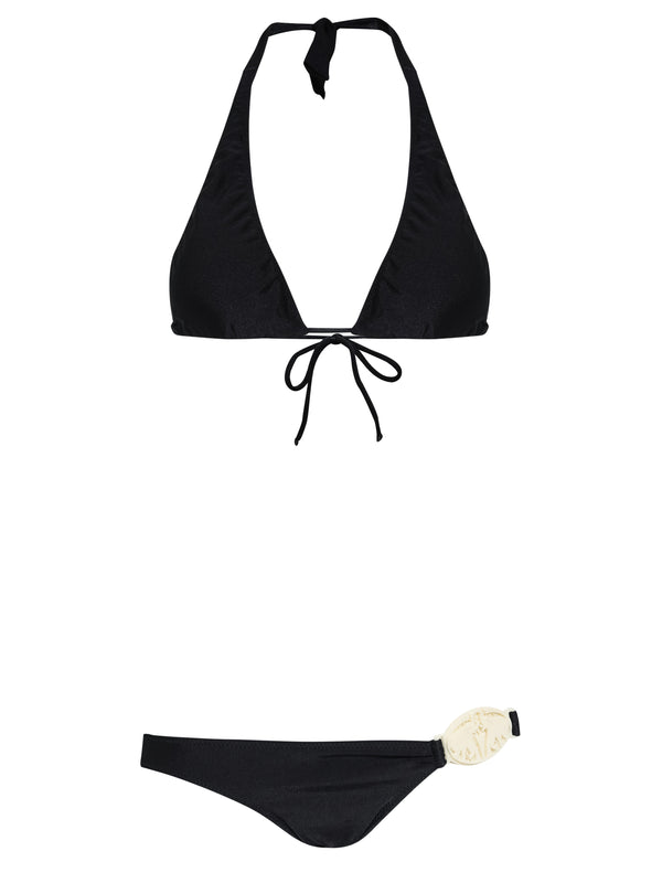 Adriana Degreas Long Triangle Bikini With Elephant Buckle