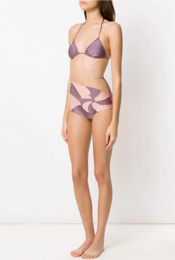 adriana degreas Seashells And Tulle Hot Pants Bikini