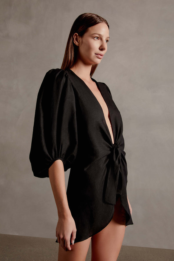 Adriana Degreas Solid Shirt With Voluminous Sleeves