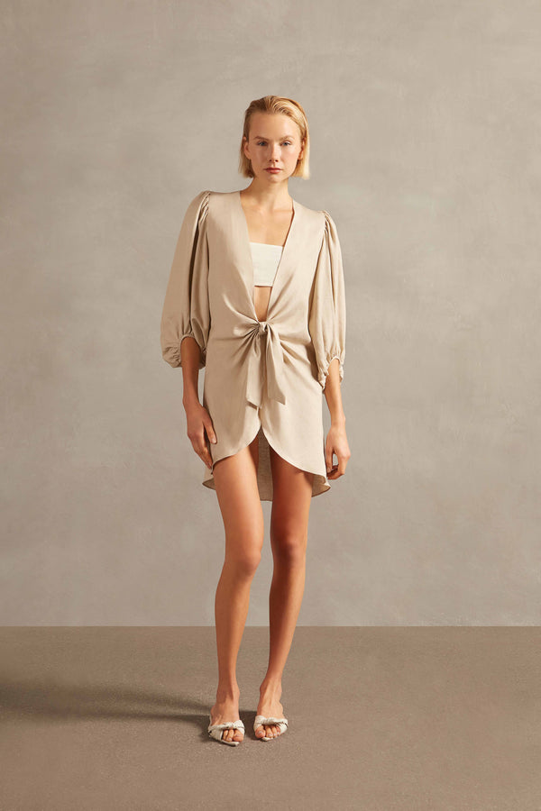 Adriana Degreas Solid Shirt With Voluminous Sleeves