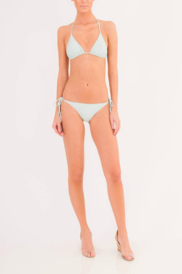 adriana degreas Tattoo Hibiscus Detail Triangle Bikini