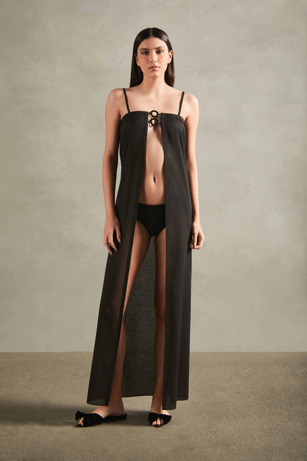 adriana degreas Timeless Long Dress With Front Slit