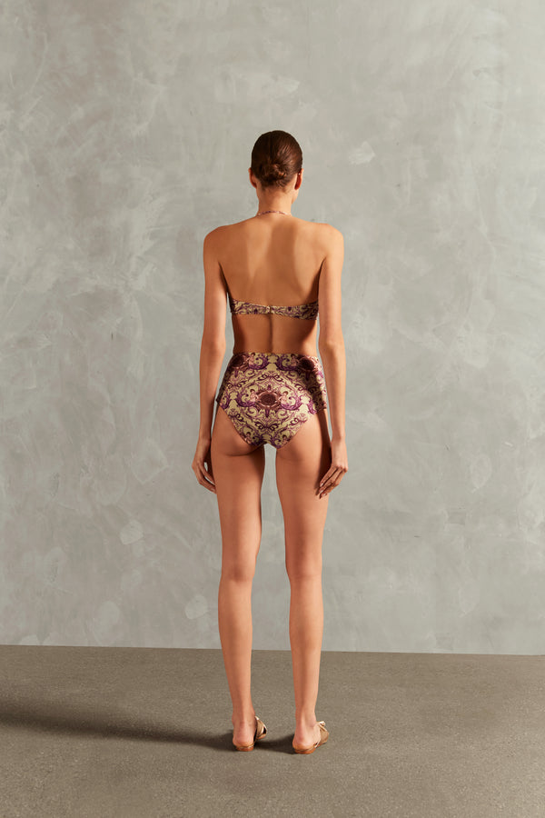 Adriana Degreas Vintage Citronelle High-Waisted Bikini