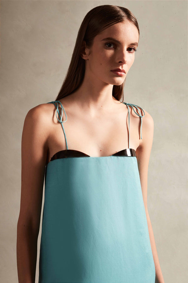 Adriana Degreas Vintage Orchid Solid Straps Long Dress