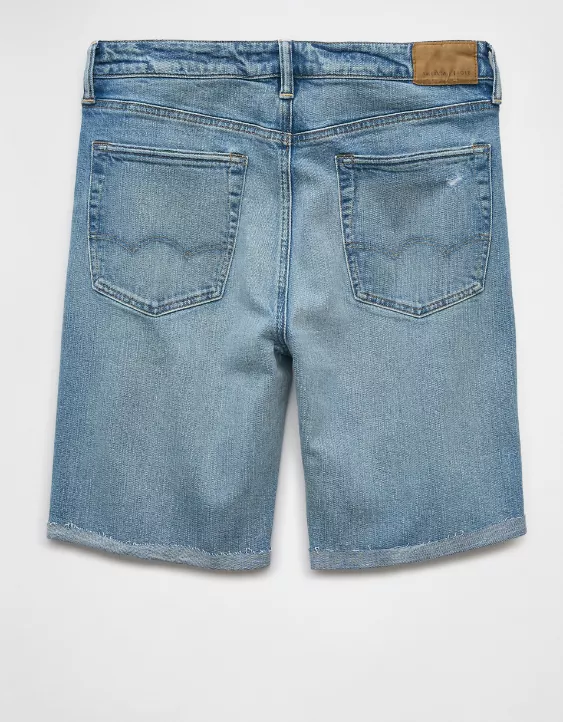 Aeo AE 9" AirFlex+ +TENCEL™ Fibers Patched Denim Short