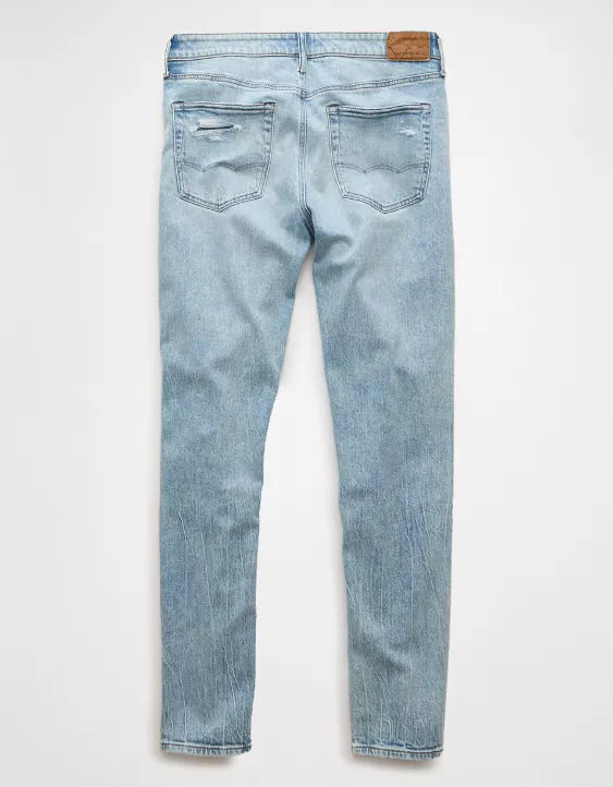 Aeo AE AirFlex+ TENCEL™ Fibers Patched Athletic Skinny Jean